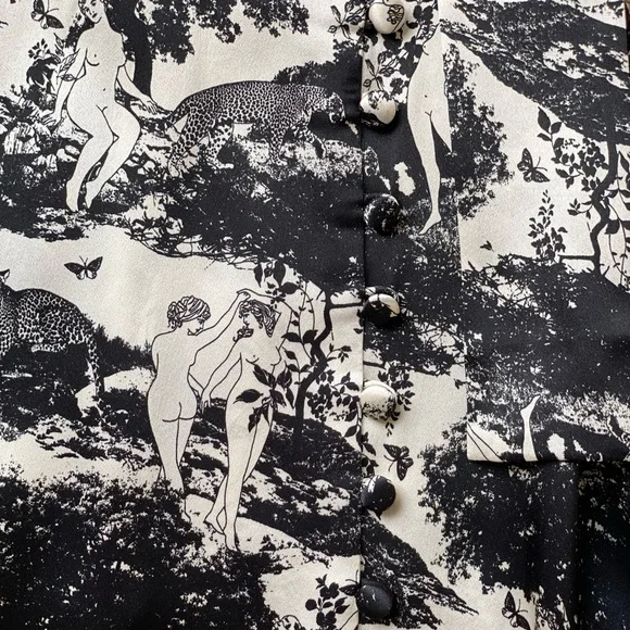 Reformation Maple Dress Elysian 100% Silk Size 0